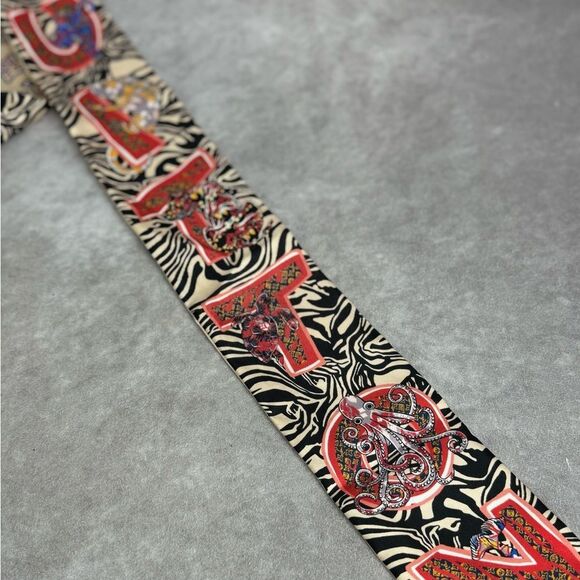 Louis Vuitton Studded Silk Animal Twilly Bandeau - Picture 8 of 15